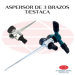 ASPERSOR DE TRES BRAZOS TIPO MARIPOSA